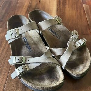 Birkenstock Size 40, Franca Leather Soft Footbed